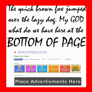 display ads at bottom of post